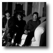 Paul Weller sits with David and Tim Bingham